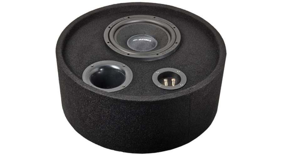 Gladen Audio 25cm 250W mélysugárzó reflex ládában RS 10 Round Box